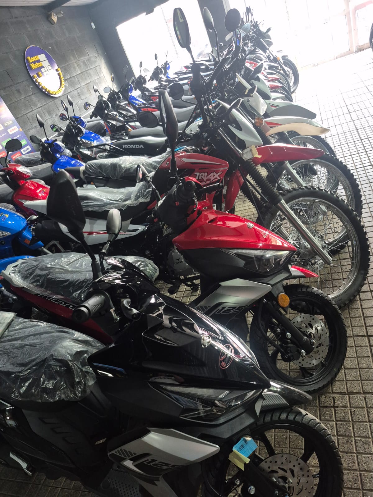 Motos en exposición